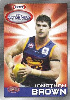 2007 Kraft AFL Action Heroes #NNO Jonathan Brown Front